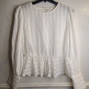 Elegant White Women's Top